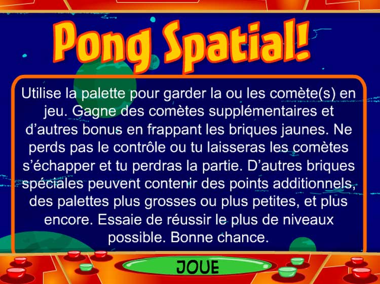 Pong spatial